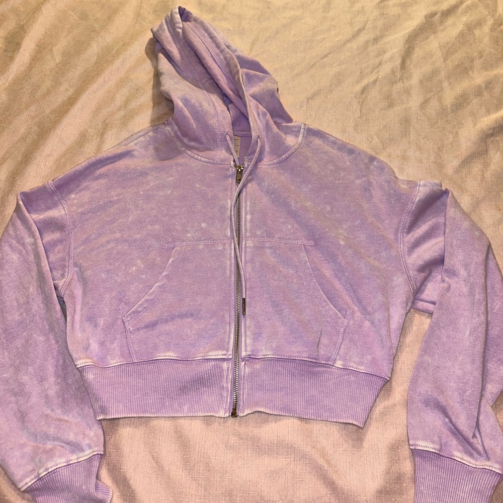A distressed color purple!